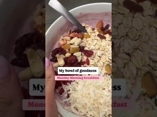  Monday Bowl  Good mornings start with good fuel! Kickstart your Monday with this