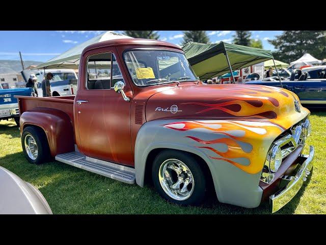 HEBER CITY CLASSIC CAR SHOW 2024 - Almost 4 hours of Hot Rods, Rat Rods, Customs & Motorcycles in 4K