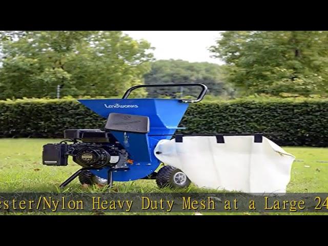 Universal Wood Chipper Shredder Mulcher Collection Discharge Bag Extra Large 24" Inch x 48" Inch Ac