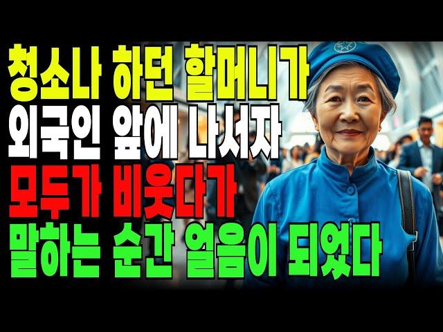 노후 인생과지혜 ㅣ"이 할머니가 독일어로 인사하자, 수조 원 계약이 바뀌었다!"ㅣ오디오북ㅣ무시당한 청소부 할머니… 그녀의 한마디에 모두가 경악했다ㅣ노후ㅣ인생철학ㅣ노후준비ㅣ노년 ㅣ