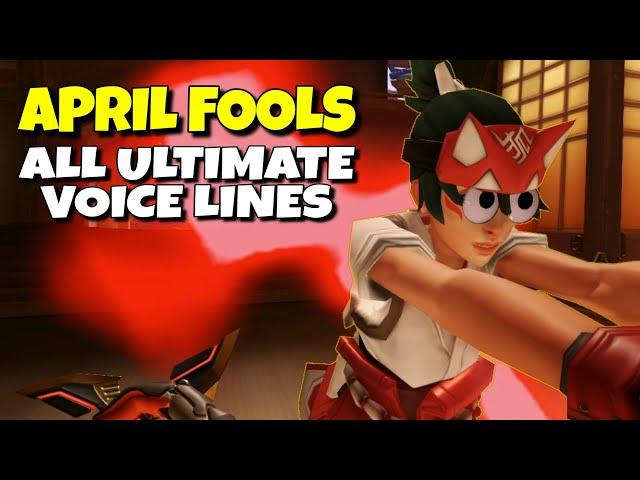 Overwatch 2 April Fools 2024 ALL Ultimate Voice Lines (Ally, Enemy, and Player)