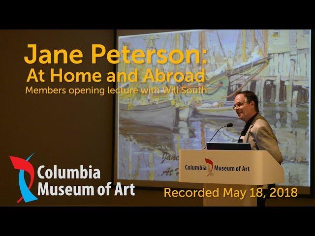 Jane Peterson: At Home and Abroad Member's Opening Lecture