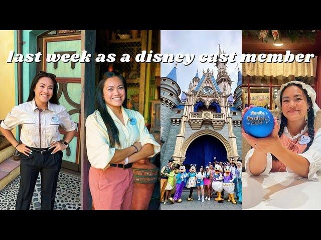 last week as a disney cast member @ magic kingdom || disney vlogs 2024