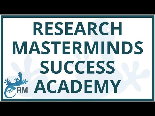 Postgraduate students, join the Research Masterminds Success Academy | Academic Excellence Amplified