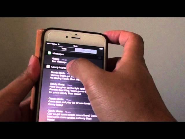 iPhone 6 Plus: How to Enable / Disable Text Message Preview in Notification