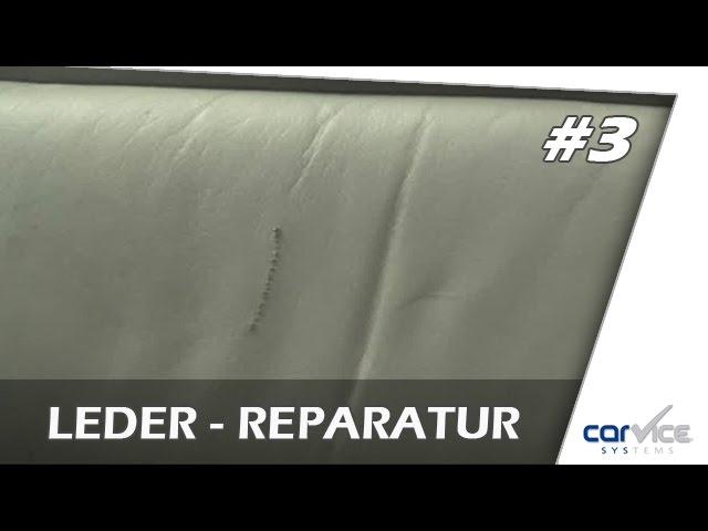 Leder und Vinylreparatur so geht´s !  Teil #3  Smart Repair  Leder , Kratzer