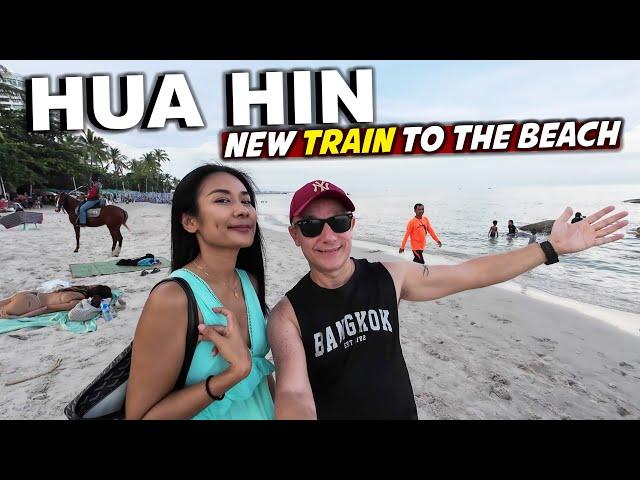 Why This is The Perfect Place to Live In THAILAND | New Train To HUA HIN Thailand #livelovethailand