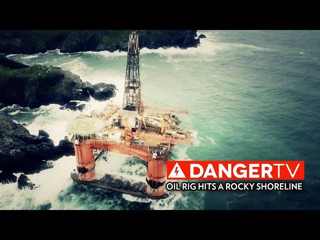 Oil Rig Hits a Rocky Shoreline | The Salvage Masters