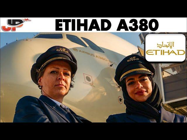 ETIHAD AIRWAYS Airbus A380 Pilots SOPHIE & SHAIMA