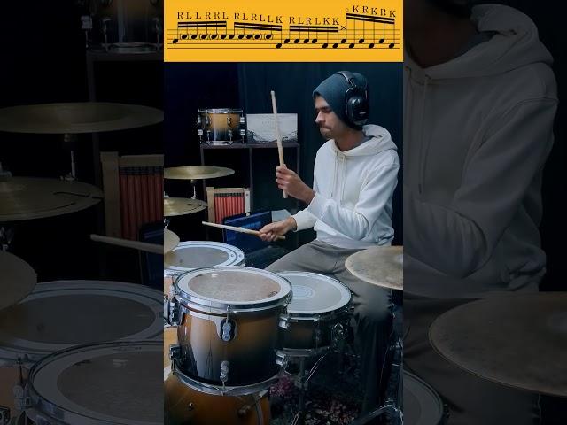 Learn a FAST sixteenth note triplet drum fill ️‍