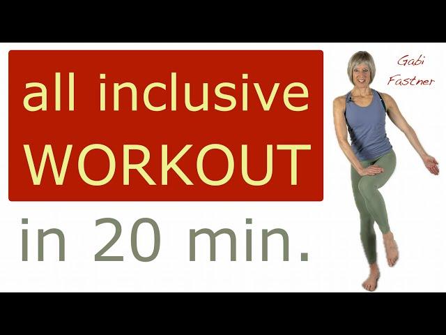 ️ 20 min. all inclusive Workout | easy Ganzkörper-Figur-Training, ohne Geräte