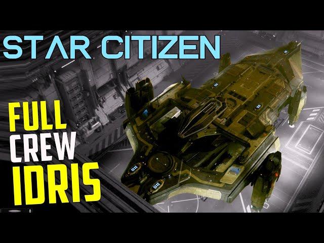 Fully Crewing an AEGIS IDRIS + LTI Ship giveaway! - Star Citizen 3.23.1 multi crew Xenothreat