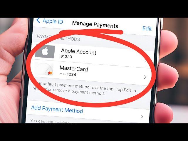 How to Change Payment Method On App Store - iPhone iPad 2024