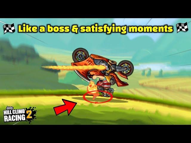  Super Bike Like a Boss & Satisfying Moments ! In - Hill Climb Racing 2