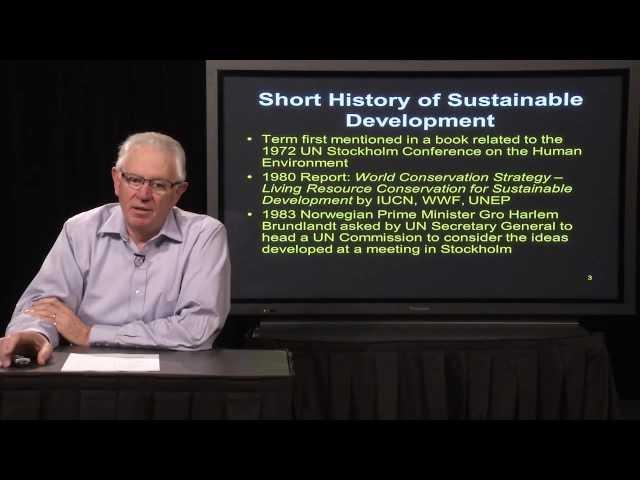 Lecture 1 - Sustainable Development Concepts