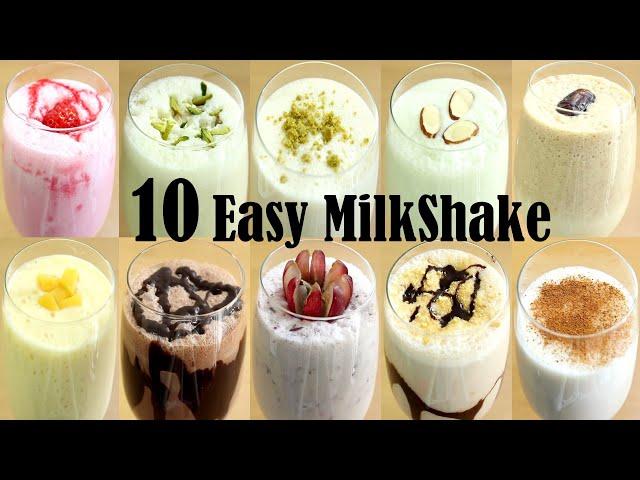 10 EASY MILKSHAKE RECIPE – HOW TO MAKE REFRESHING SUMMER DRINKS