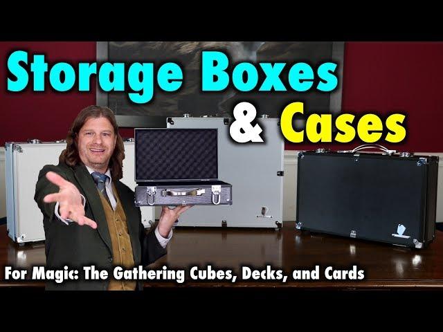 Storage Boxes and Cases for Magic: The Gathering Cubes, Decks, and Card Games by KaKaPoPo