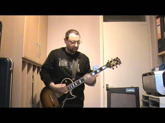 Voxman's demo of Laney Cub 12R Part I with Gibson Les Paul Custom