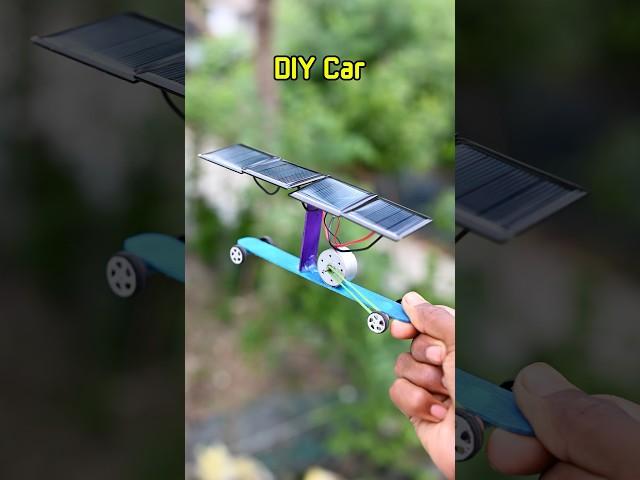 How to Make a Mini Solar Powered Car | Easy DIY Project for Beginners #shorts #solar #car #project
