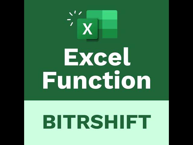 The Learnit Minute - BITRSHIFT Function #Excel #Shorts #DubbedWithAloud