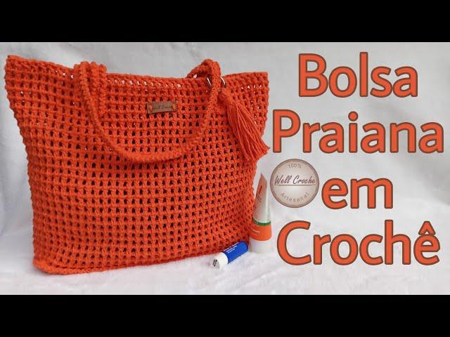 Bolsa Praiana em Crochê