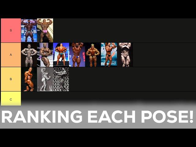 Ranking Every Pose In Bodybuilding (Tier List)