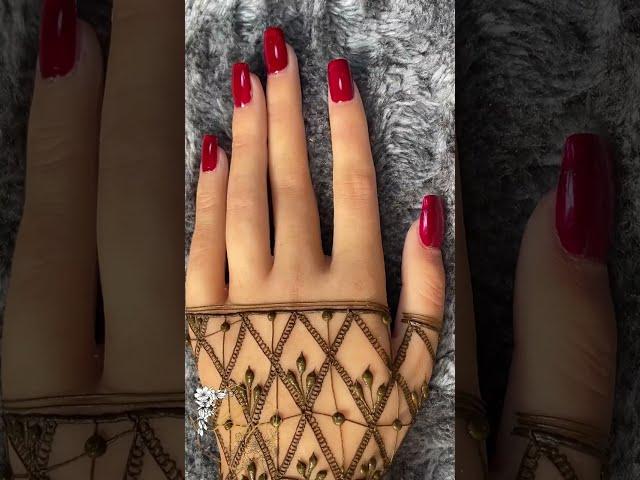 Easy and beautiful mehndi design for beginners | latest mehndi designs for back hand | Mehndi design