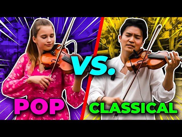 CLASSICAL vs POP - Which do people prefer? ️ ft. Karolina Protsenko