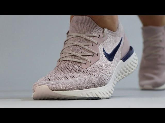 Nike Epic React Flyknit | Diffused Taupe On The Foot | SportsShoes.com