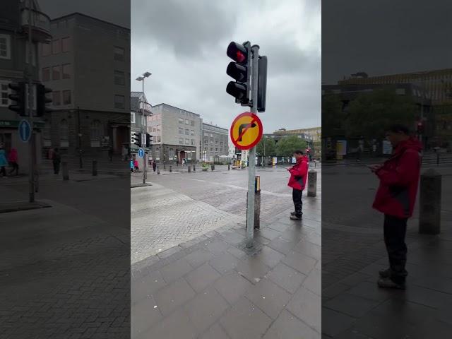 Rainy day in Reykjavik