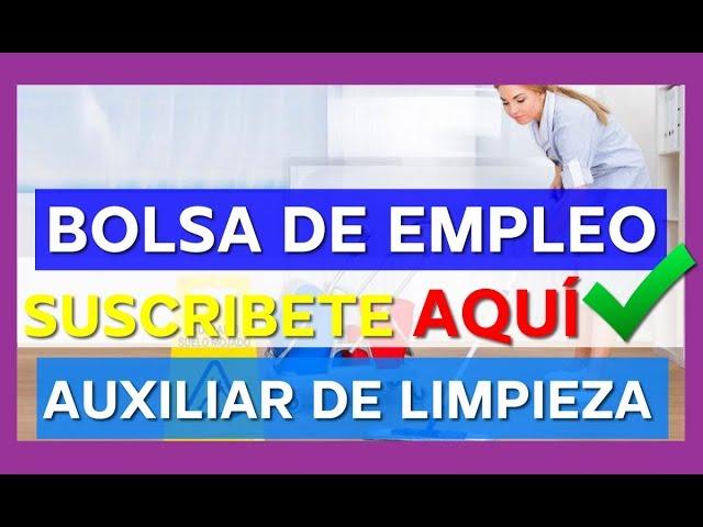 ⭕ EMPLEOS EN LIMPIEZA 2020 | OFERTA DE EMPLEO | TRABAJO A NIVEL NACIONAL | BUSCO UN EMPLEO