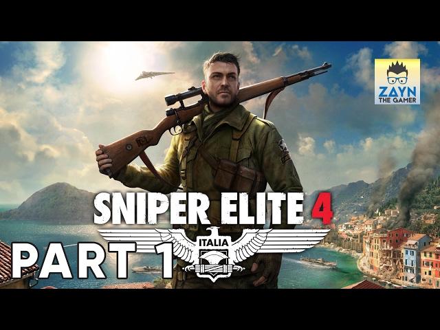 SNIPER ELITE 4 Walkthrough Gameplay -  Part 1 - Kill Schimdt (hindi-urdu)