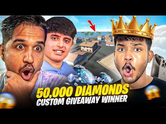 @DesiGamers_ 50,000 DIAMONDS CUSTOM GIVEAWAY WINNER - Garena Free Fire