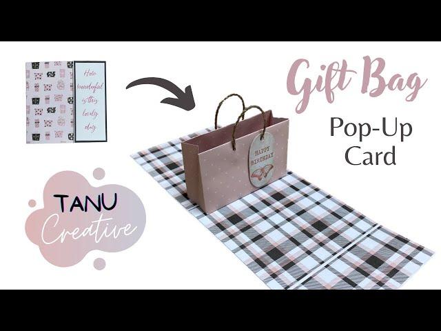 DIY Gift Bag Pop-Up Card | Tutorial Gift Card Holder