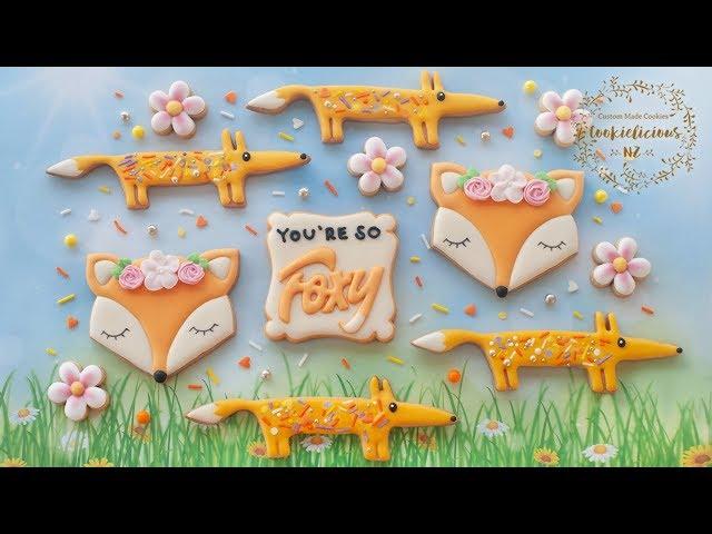 How to make cute & adorable FOX Cookies