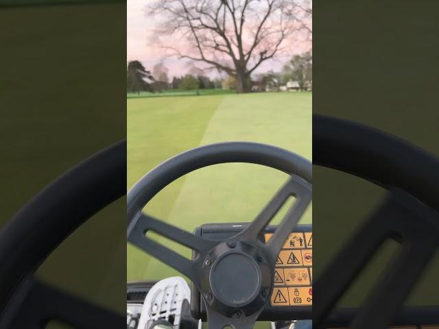 Green mowing! #golfcoursevlog