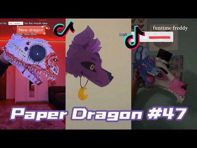 Dragon Puppet Crafts - Paper Dragon TikTok Compilation #47