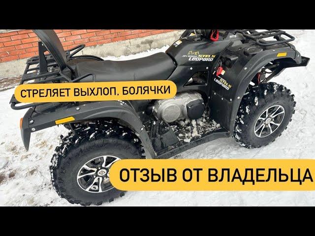 КВАДРОЦИКЛ СТЕЛС ЛЕОПАРД. ОТЗЫВ ОТ ВЛАДЕЛЬЦА. ПРОБЛЕМЫ И БОЛЯЧКИ. STELS LEOPARD 650