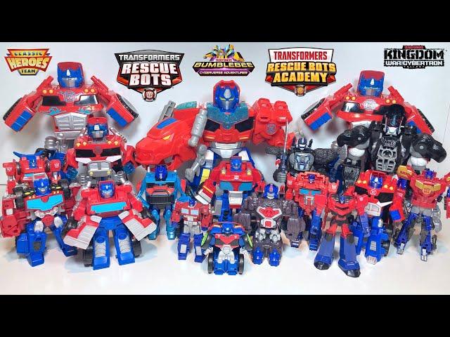 Transformers Optimus Prime UPDATE! Rescue Bots, War for Cybertron, Cyberverse, 1-Step, and more!