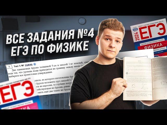 Все типы 4 задание | Физика ЕГЭ 2024 | Умскул