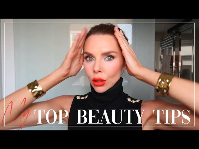 TOP BEAUTY TIPS // Anti-aging, Tan Routine, Makeup // Laura Blair