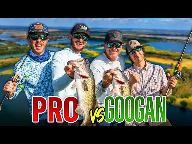 2v2 GOOGAN vs PRO Florida Bass Challenge!