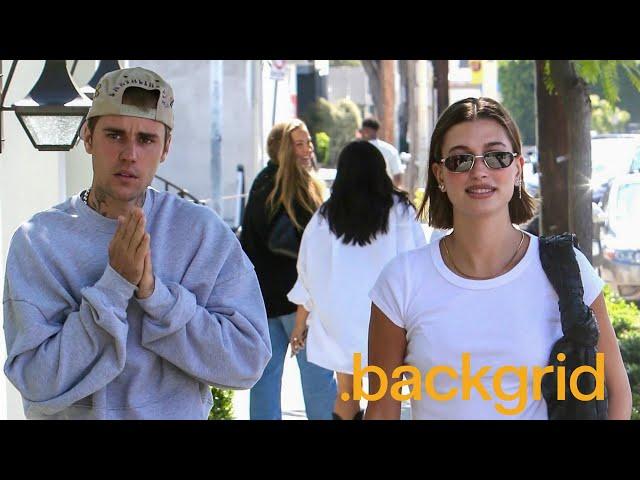 Justin and Hailey Bieber's Romantic Breakfast in West Hollywood