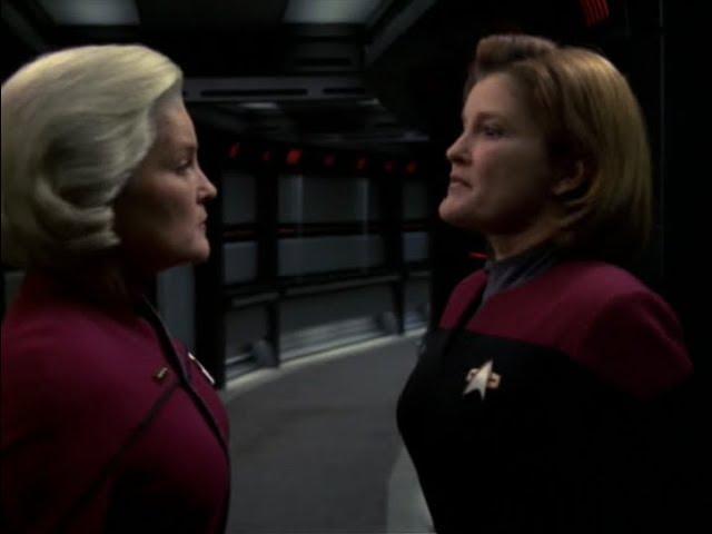 Admiral Janeways Tells Captain Janeway About the Future