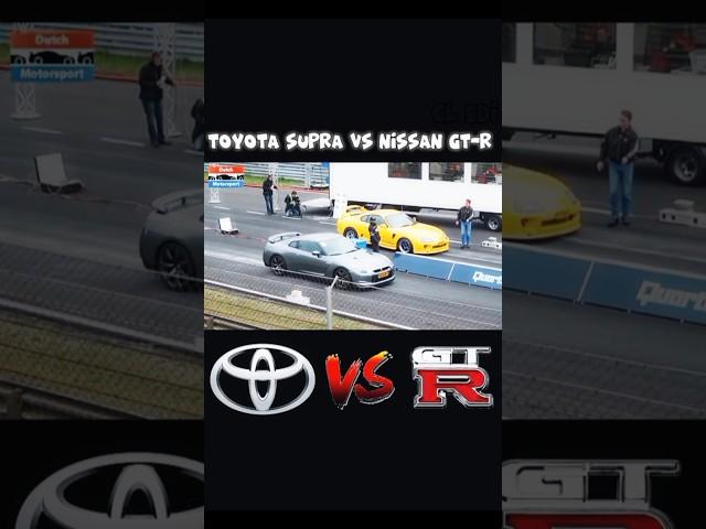2jz TOYOTA SUPRA VS NISSAN GT-R R35 p800 race | wait for end #shorts