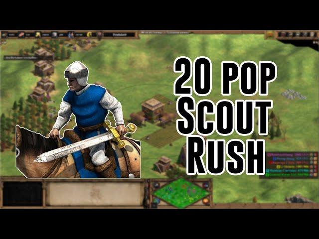 Der PERFEKTE AoE2 Anfängerbuild! 20 pop Scouts Tutorial!