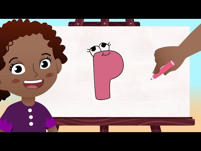 How to Draw an Alphabet Lore | Letter P | Drawing with Wibbi Kids | Step by step