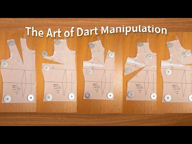 DART MANIPULATION | This is How To Move Darts On Bodice Pattern | Kim Dave