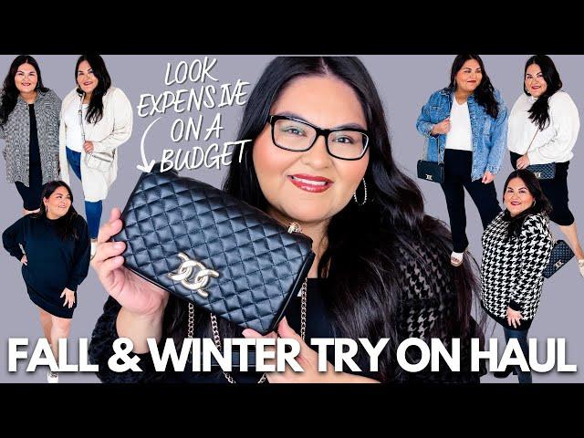 PLUS SIZE FALL & WINTER TRY ON HAUL I EXPENSIVE ON A BUDGET OUTFITS I HOW TO STYLE AN APPLE BODY!️