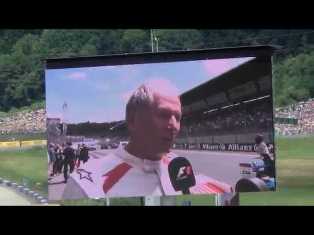 Austrian GP - Legends parade Helmut Marko